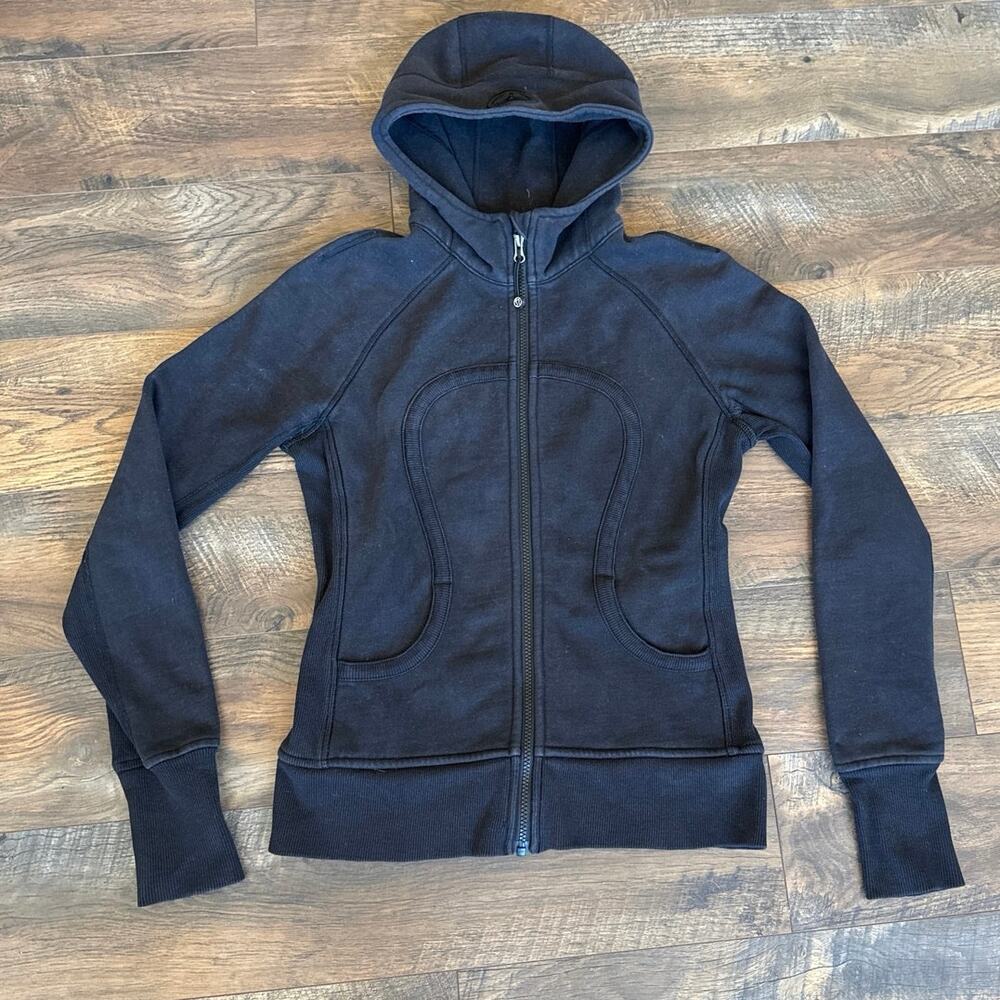 Women’s Lululemon Solid Black Scuba Hoodie II (8)